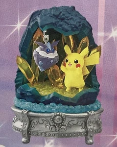 RE-MENT Pokemon Gemstone Shining Miracle Of Mystery #1 Carbink & Pikachu Figure - Picture 1 of 6