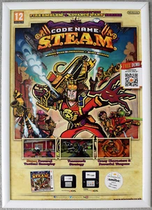 Nombre en clave: S.T.E.A.M RARO Nintendo 3DS 42cm x 59cm Póster Promocional - Imagen 1 de 1