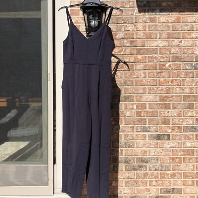 French Connection Utility Blue Jumpsuit Size 8 - Image 1 of 4
