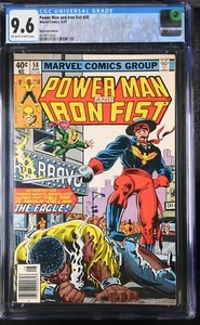 Power Man & Iron Fist #58 CGC 9,6 NM+ 8/79 1° App. di El Aguila EDICOLA ED. - Foto 1 di 2