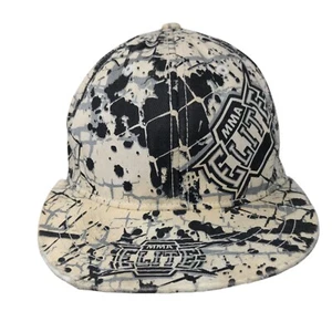 Cappello aderente MMA Elite S/M ricamato stampa grafica fori ventilati 6 pannelli - Foto 1 di 8
