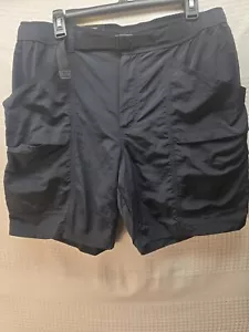 Eddie Bauer Men’s Ripstop Tech Sport Black Hiking Shorts Sz Med Moisture Wicking - Picture 1 of 10