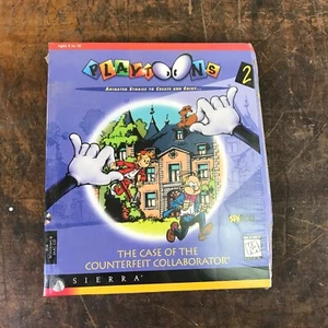 Playtoons 2 - Case of the Counterfeit Collaborator - PC Big Box Sealed!  Sierra - Bild 1 von 7
