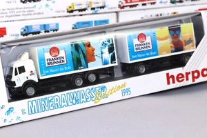 Herpa LKW Mercedes Kofferzug Frankenbrunnen 184113 1:87 H0 NEU NOS OVP - Picture 1 of 4
