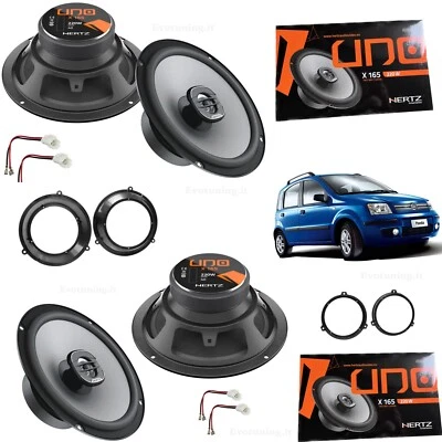 Kit 4 Altoparlanti Hertz X165 Casse Anteriori e Posteriori Fiat Panda II 169
