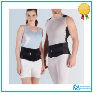CORSETTO SEMI RIGIDO CON STECCHE A STRAPPO CINTURA LOMBARE SEMI RIGIDA - Foto 1 di 9