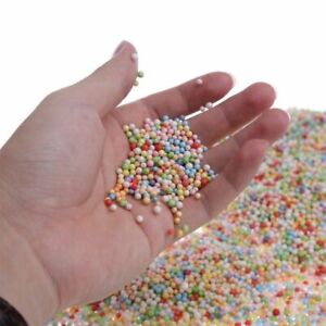 Colorful Styrofoam Mini Foam Ball Small Beads For Slime DIY Art Craft Decoration