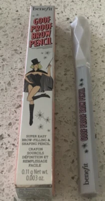 Benefit Goof Proof Brow Pencil 4.5 Neutral Deep Brown 0.11g Mini Travel Size NEW - Image 1 of 4