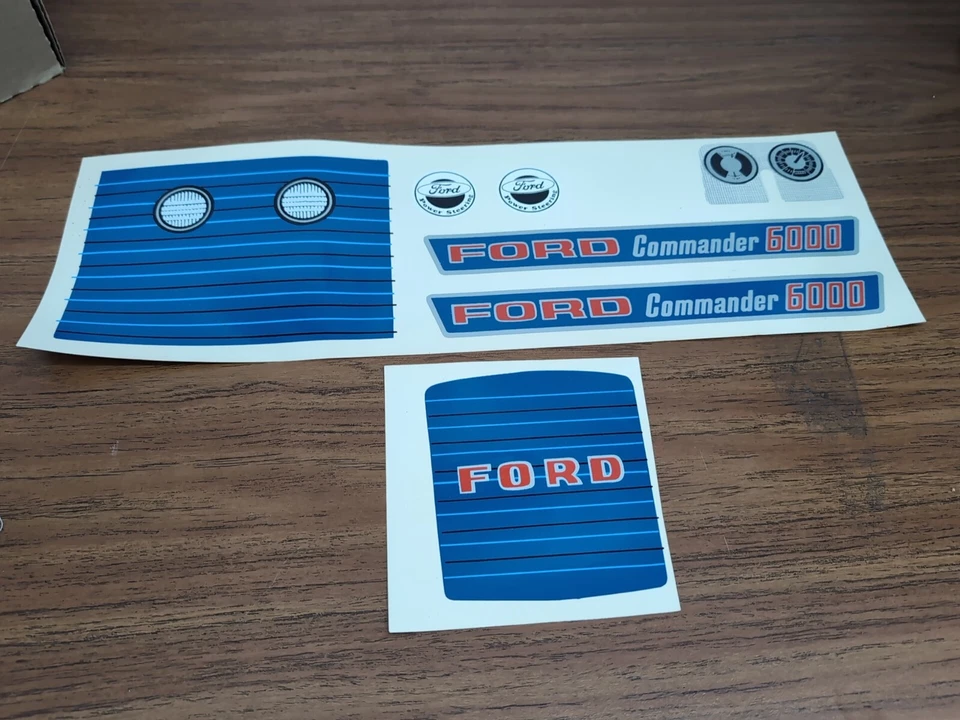 Ertl Ford 6000 Pedal Tractor Decal Set  - Image 1 of 1