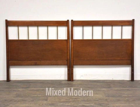 Solid Birch Planner Group Twin Headboards- a Pair Cover
