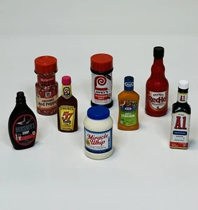 Zuru Mini Brands Lot Of 8 Seasonings Sauces Syrups Dressings - Picture 1 of 4
