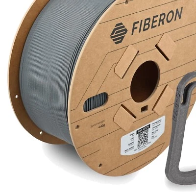 Прочная нейлоновая нить накаливания Fiberon PA6-GF25 1,75 мм — легкая катушка 3 кг серая - Изображение 1 из 4