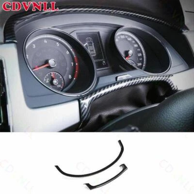 For Volkswagen Atlas 2018-2019 ABS Carbon Fiber Console Dashboard Panel Strip 2* - Imagem 1 de 4