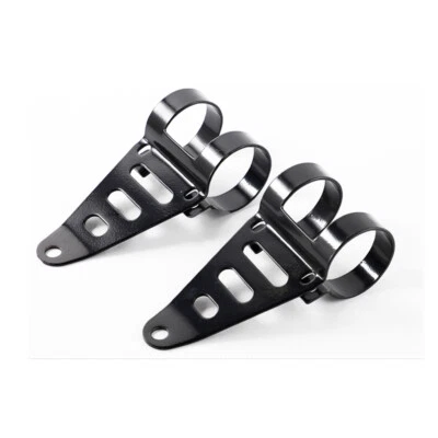 1Pair Motorcycle Front Fork Headlamp Bracket Part Headlight Bracket Mount Clamps - Image 1 of 4