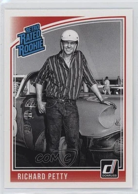 2019 Panini Donruss NASCAR Retro Rated Rookies Richard Petty #17 HOF - Image 1 of 2