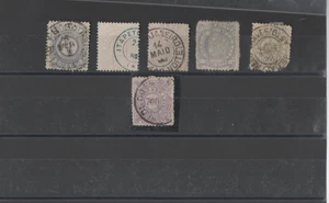 Brazil - 1884 - n 60 - n61 - n62 - n64 - n65 - n66 - used - Foto 1 di 1