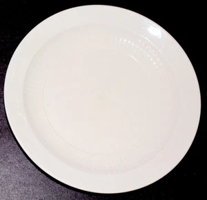 Wm. Adams & Sons Salad Plate White "Empress" Ironstone England Ribbed FreeS&H - Picture 1 of 4