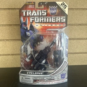 2008 Hasbro Transformers Classic Universe 25th Deluxe Cyclonus & Nightstick New - Picture 1 of 5