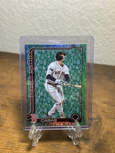 2025 Topps Serie 1 - Triston Casas #11 Hoja Verde Huevo de Pascua Variación de Lata - Imagen 1 de 2