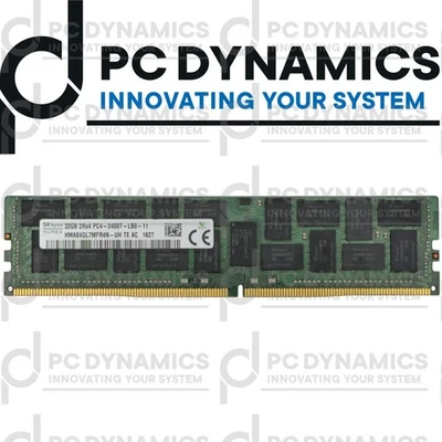 HYNIX 32GB HMA84GL7MFR4N-UH 1x32GB 2RX4 PC4-2400T LRDIMM DDR4 SERVER RAM MEMORY - Immagine 1 di 2