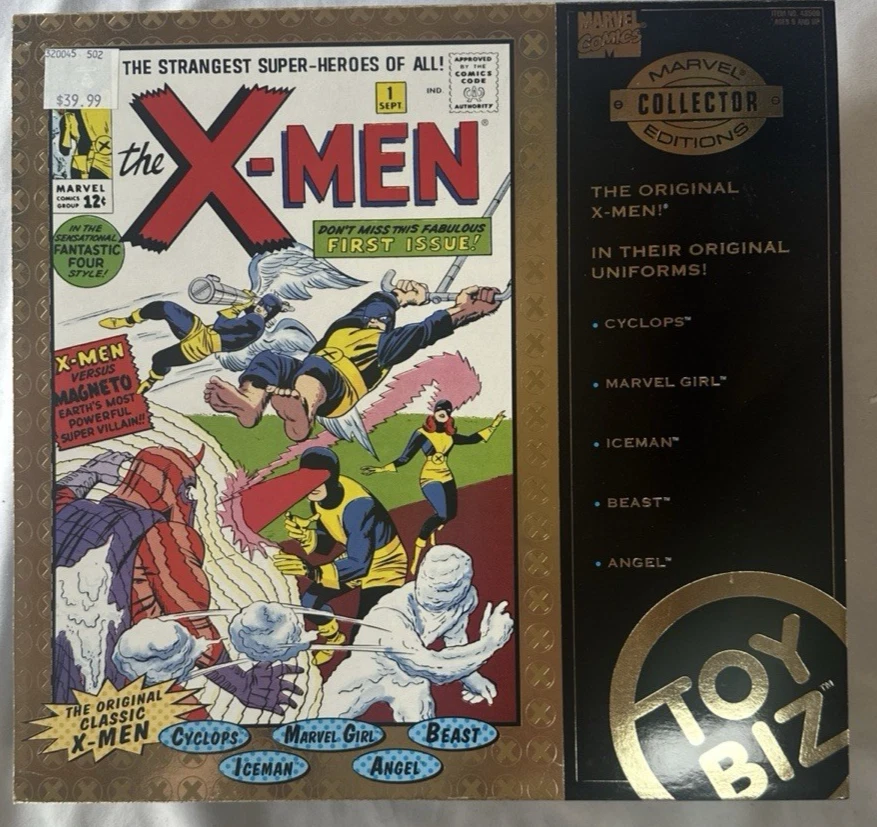 Figuras de acción X-Men Marvel's Collectors Editions "The Original X-Men" 1997 (13C Foto 1 de 4