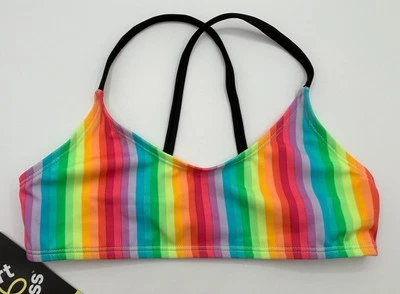 Tankini Art Class Swim Top feminino tamanho M 8 arco-íris no lado brilhante UPF 50 - Imagem 1 de 4