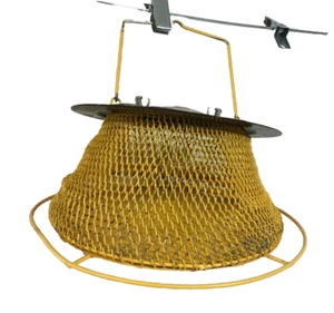 Yellow No No Sunflower Collapsible Bird Feeder Basket - Picture 1 of 7