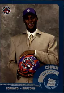 2002-03 Topps Raptors Card #210 Chris Jefferies ERR Rookie/Photo of Kareem Rush - Picture 1 of 2