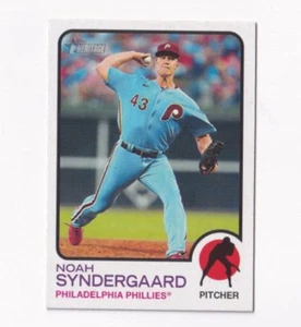 (12) Noah Syndergaard 2022 TOPPS HERITAGE HIGH NUMBER CARD LOT #670 PHILLIES - Picture 1 of 1