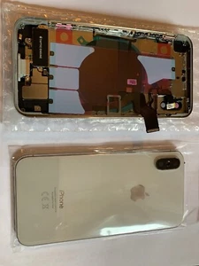 iPhone X 10 custodie telaio argento/bianco + antenna NFC wireless - Foto 1 di 4