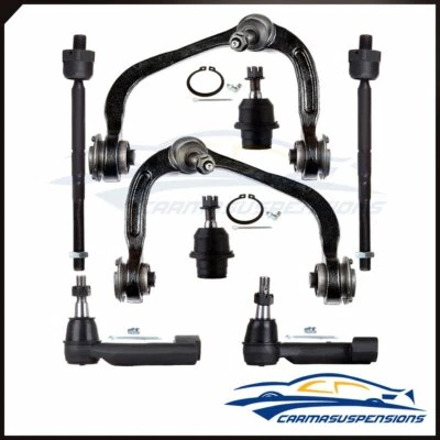 Se adapta a 07-14 Lincoln Navigator 8x Brazos de control superiores delanteros Kit de rótulas inferiores Foto 1 de 4