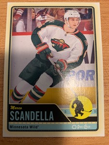 O-Pee-Chee 2012-13 MARCO SCANDELLA  HOCKEY CARD #10 MINNESOTA WILD
