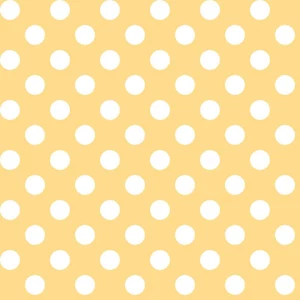 KIMBERBELL BASICS ~ White Polka DOTS on Yellow ~ Maywood Studio ~ By-the-Yard - Picture 1 of 1