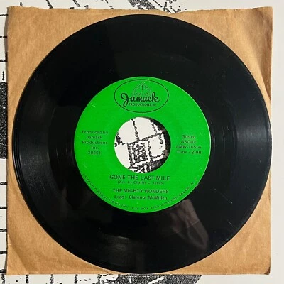 deep soul funk gospel 7” THE MIGHTY WONDERS Gone The Last Mile MP3 Jamack Prod  - Image 1 of 2
