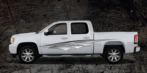 2 Car Truck Trailer Side Decals Graphics Stripes Vinyl #A1N - Picture 1 of 2