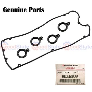 GENUINE Lancer Evolution CT9A 7 8 4G63 Spark Plug Seals Rocker Cover Gasket - Picture 1 of 4