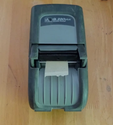 Zebra QL220 Plus Mobile Thermal Label / Receipt Printer With Battery and Charger - Image 1 of 4