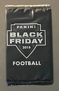 2018 Panini noir vendredi football pack non ouvert