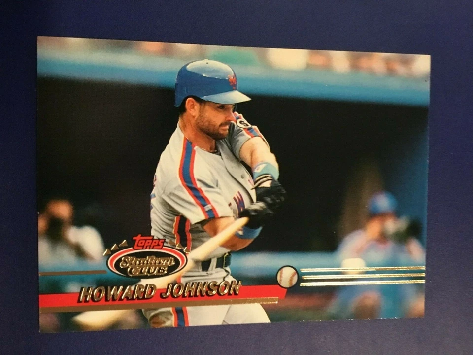 1993 Topps Stadium Club # 404 HOWARD JOHNSON New York Mets Nice LOOK ! - Image 1 of 1