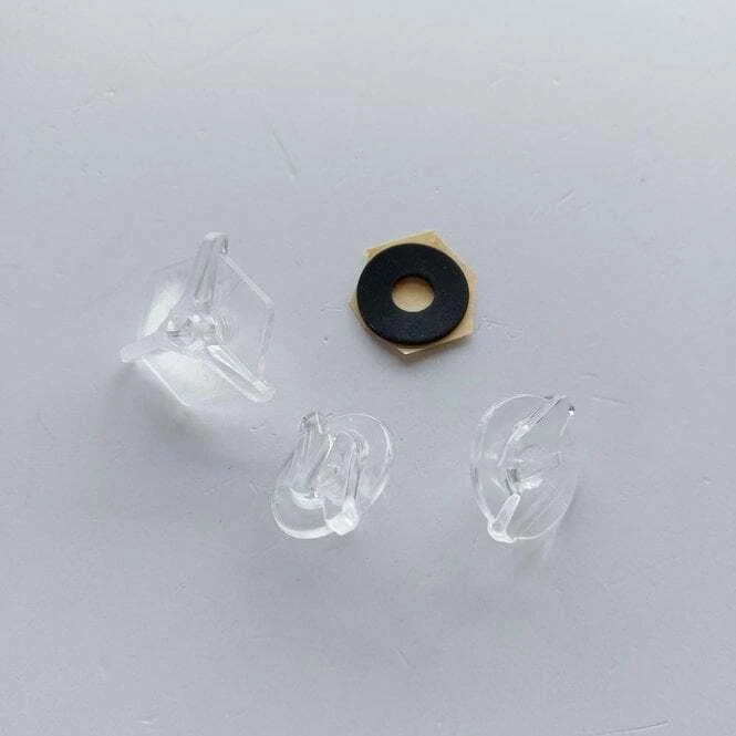 Arai MX Helm Ersatzteile - VX3/VX-Pro/MX-V Peak Screw Kit - transparent