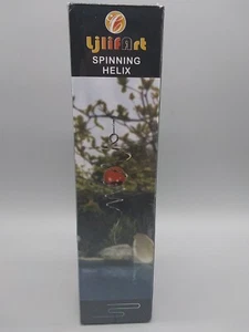 Ljlifart Spinning Helix Wind Spinner Little Blue 10 Inch Gazing Ball Garden Deco - Picture 1 of 6