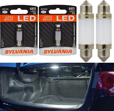 Sylvania ZEVO LED Light 6411 White 6000K Two Bulbs Trunk Cargo Replacement Lamp - Image 1 of 4