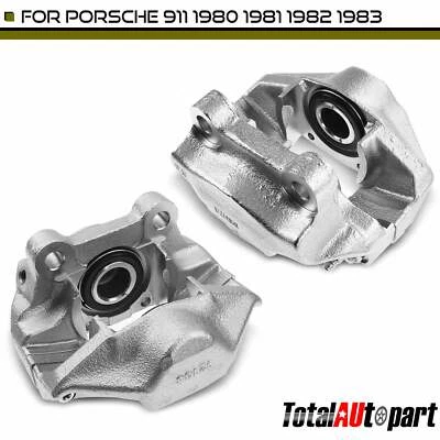 2x Pinzas de freno con pistón de metal para Porsche 911 1980-1983 trasero izquierdo y derecho Foto 1 de 4