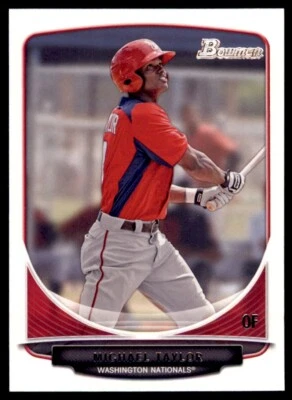 2013 Bowman Prospects Michael Taylor Washington Nationals #BP47 2117 - Image 1 of 2