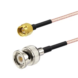 BNC macho enchufe a SMA macho enchufe RG316 RF antena adaptador cable coaxial 2 m - Imagen 1 de 3