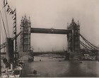 Royaume-Uni, London, Tower Bridge Vintage Print Photomécanique  21x27  Cir