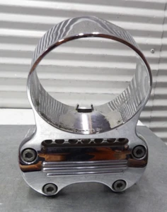 06 Harley Dyna Super Glide FXDCI speedometer mph gauge bracket handlebar clamps - Bild 1 von 6