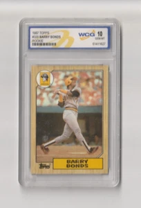 1987 Topps Barry Bonds #320 novato WCG 10 gemas como nuevo bellamente centrado - Imagen 1 de 2