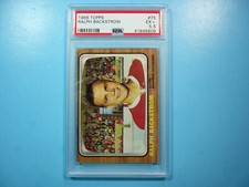 1966 1966/67 TOPPS NHL HOCKEY CARD #75 RALPH BACKSTROM PSA 5.5 EX+ SHARP!! 66/67