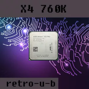 Procesadores de CPU AMD Athlon X4 760K cuatro núcleos 3,8 GHz 4M ocket FM2 - Imagen 1 de 3